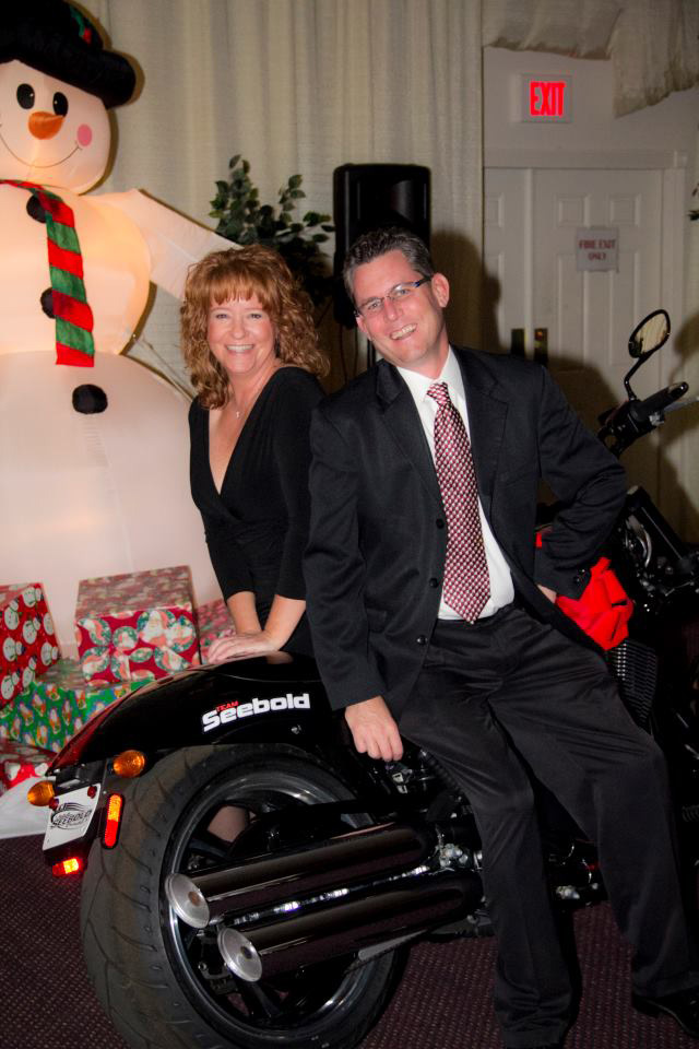 Mike and Sandy Waggett at the 2012 Christmas for Kids event (Kiwanis event to gain Christmas presents for local needs children and their families)